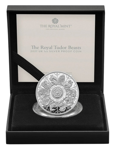 Sterline tudor beasts moneta - tudor,