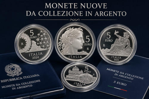Varie monete argento - monete, euro