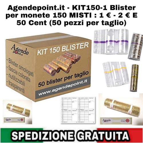 Kit150 blister per monete - kit150-1,