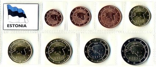 Estonia euro serie - estonia, completa