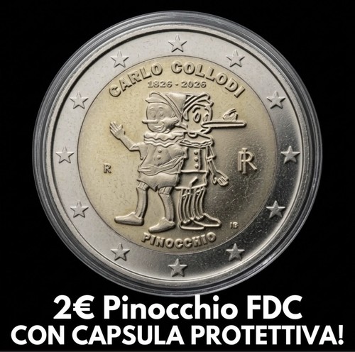 Moneta pinocchio carlo - moneta, 2€