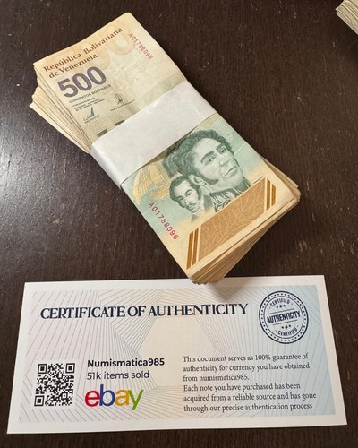Banconote venezuela 500 - 50,